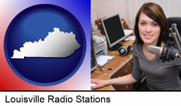a female radio announcer in Louisville, KY